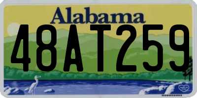 AL license plate 48AT259