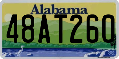 AL license plate 48AT260