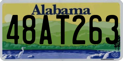 AL license plate 48AT263