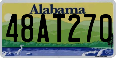 AL license plate 48AT270