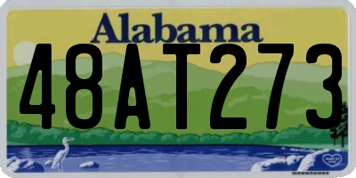 AL license plate 48AT273