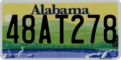 AL license plate 48AT278