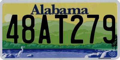 AL license plate 48AT279