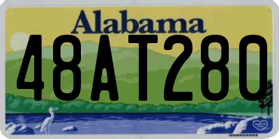 AL license plate 48AT280