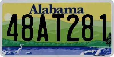 AL license plate 48AT281