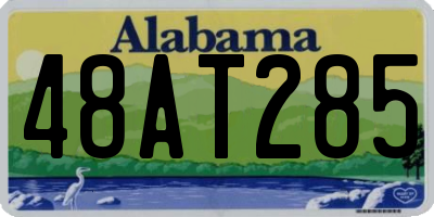 AL license plate 48AT285