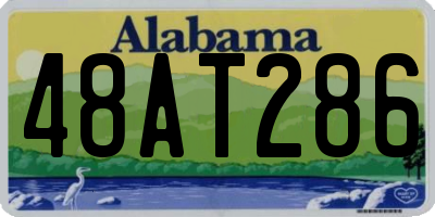 AL license plate 48AT286