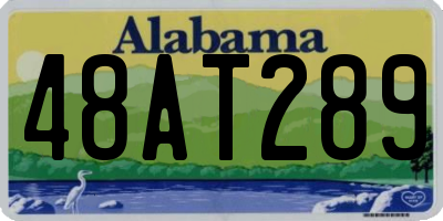 AL license plate 48AT289
