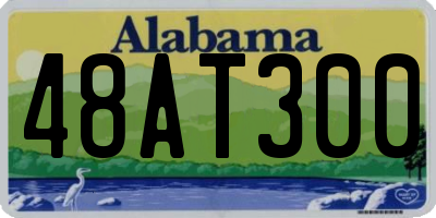 AL license plate 48AT300