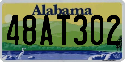 AL license plate 48AT302