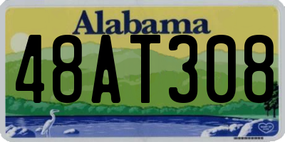 AL license plate 48AT308