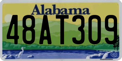 AL license plate 48AT309