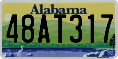 AL license plate 48AT317