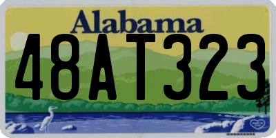 AL license plate 48AT323