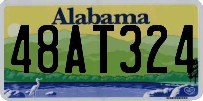 AL license plate 48AT324
