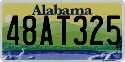 AL license plate 48AT325