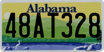 AL license plate 48AT328