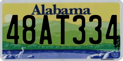 AL license plate 48AT334