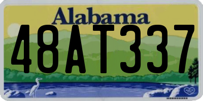 AL license plate 48AT337