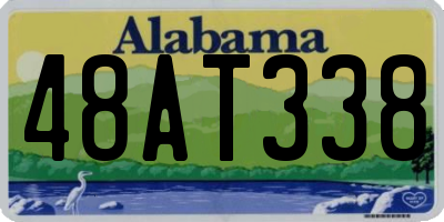 AL license plate 48AT338