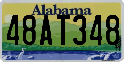 AL license plate 48AT348