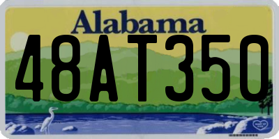 AL license plate 48AT350