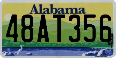AL license plate 48AT356