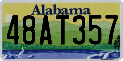 AL license plate 48AT357