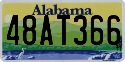 AL license plate 48AT366