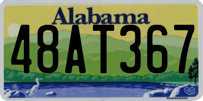 AL license plate 48AT367