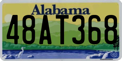 AL license plate 48AT368