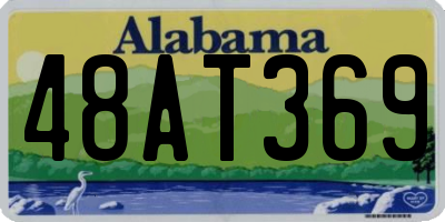 AL license plate 48AT369