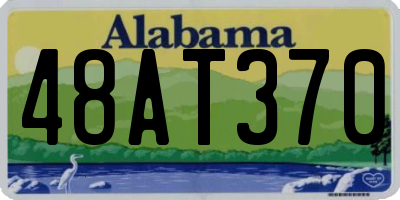 AL license plate 48AT370