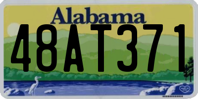 AL license plate 48AT371