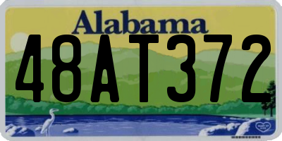 AL license plate 48AT372