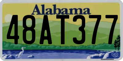 AL license plate 48AT377