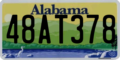 AL license plate 48AT378