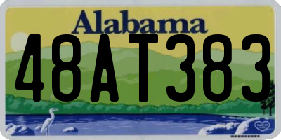 AL license plate 48AT383