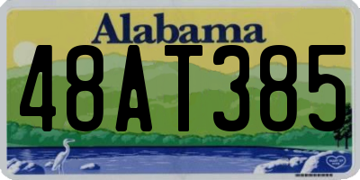 AL license plate 48AT385