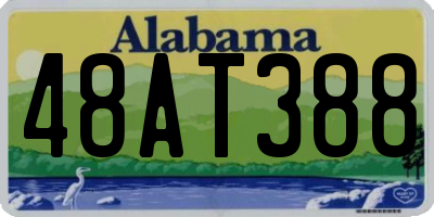 AL license plate 48AT388