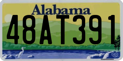 AL license plate 48AT391