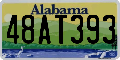 AL license plate 48AT393