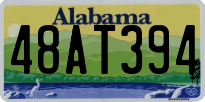 AL license plate 48AT394