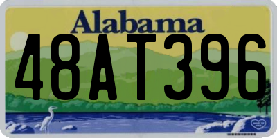 AL license plate 48AT396