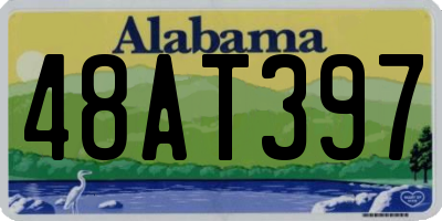 AL license plate 48AT397