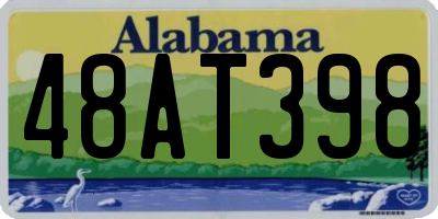 AL license plate 48AT398