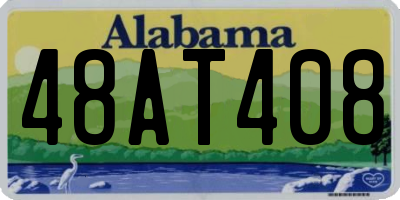 AL license plate 48AT408