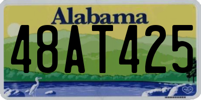 AL license plate 48AT425