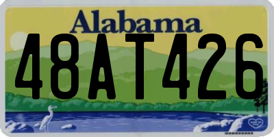 AL license plate 48AT426