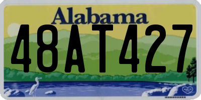 AL license plate 48AT427